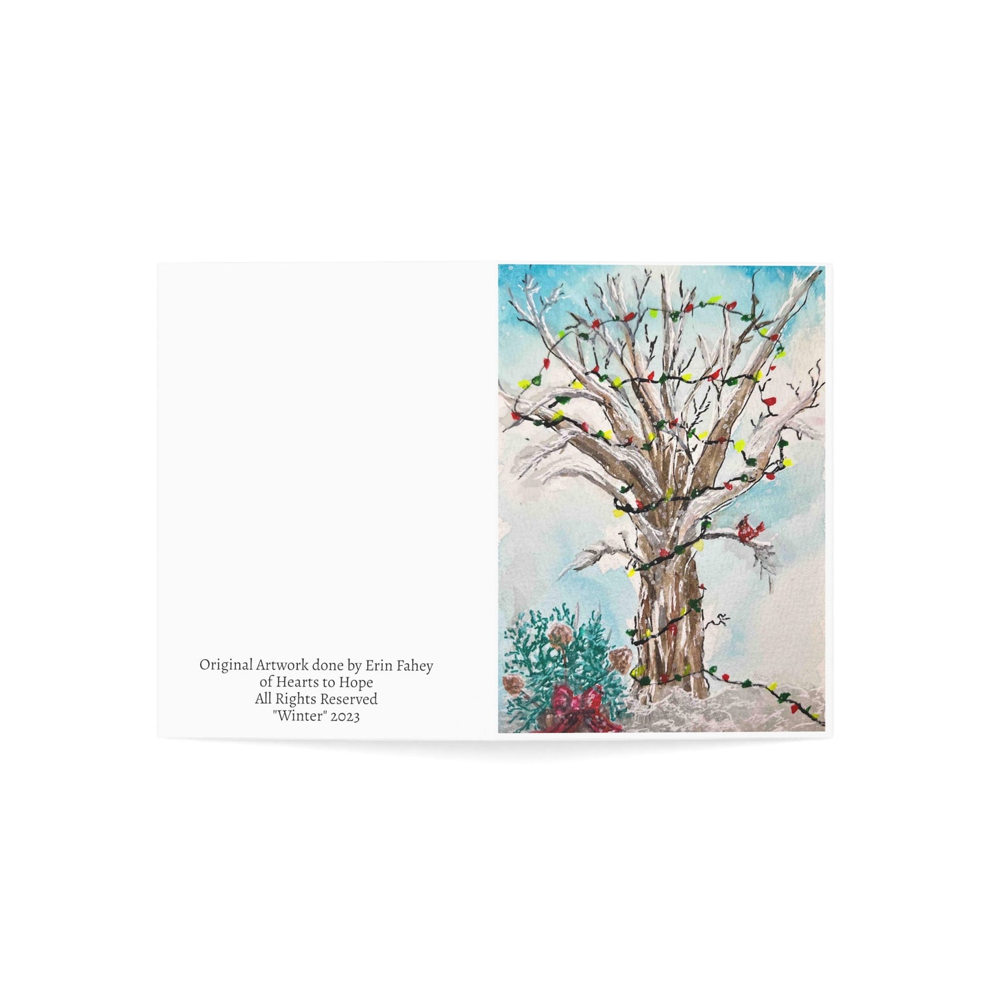 Winter Greeting Card (1, 10, 30, and 50pcs)