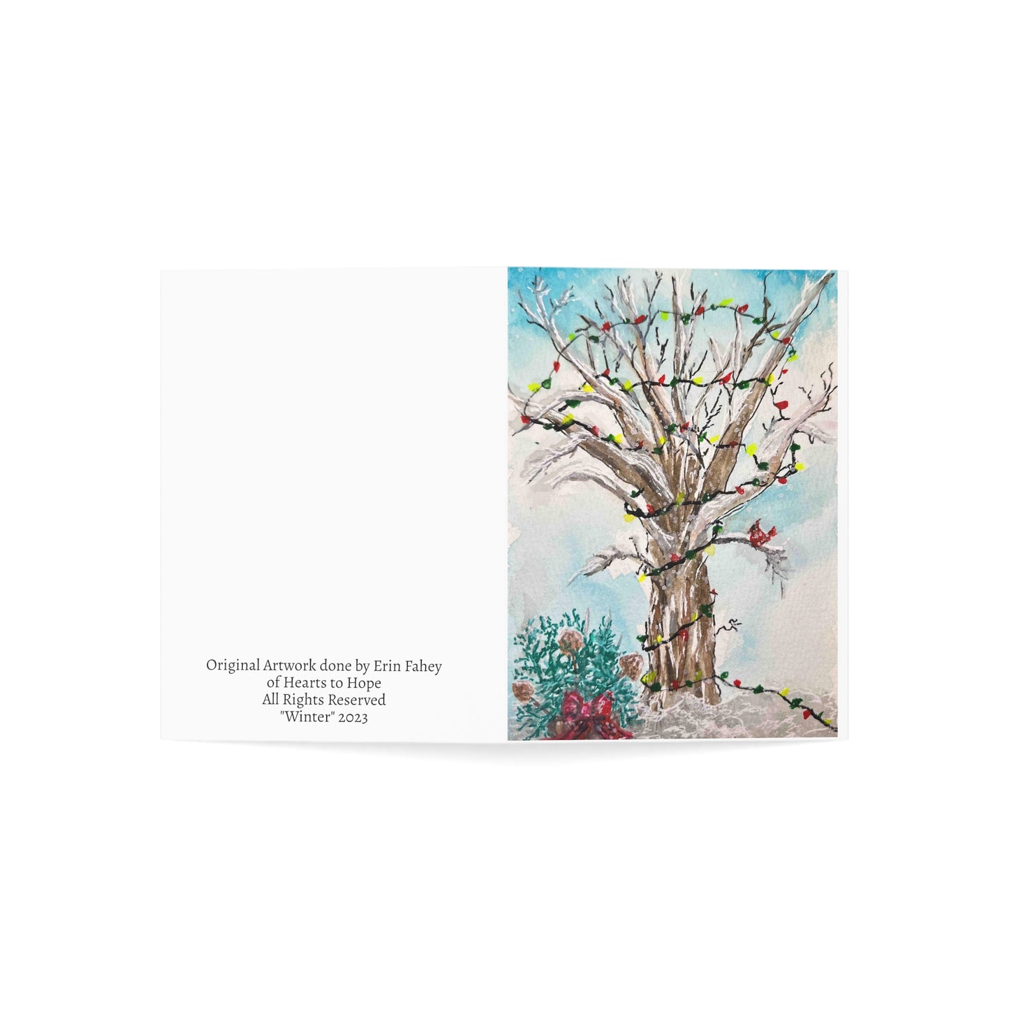 Winter Greeting Card (1, 10, 30, and 50pcs)