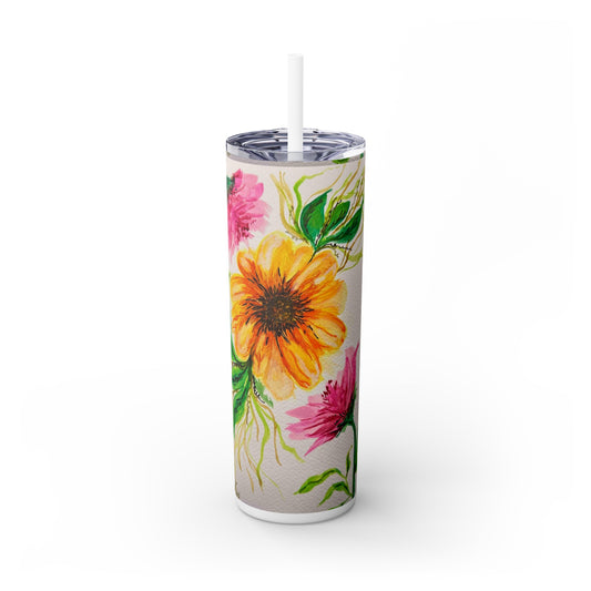 Skinny Tumbler with Straw, 20oz